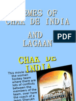 Themes of Chak de India AND Lagaan