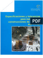 Especifiaciones y Tolerancias Para Materiales y Construcciones