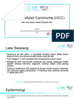 Hepatocelluler Carcinoma (HCC) : Oleh: Sub Gastro Januari-Februari 2021