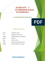 Mi. 3 Seleksi Calon Pendonor Darah Di Puskesmas