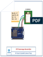 Skematik GPS Tracker Dengan Ublox Dan Blynk