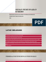 Retensi Dan Pemusnahan Rekam Medis