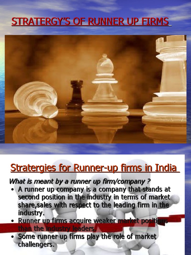 Stratergy's of Runner Up Firms PDF Strategic Management Service