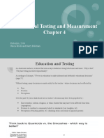 Educational Testing and Measurement Ch. 4
