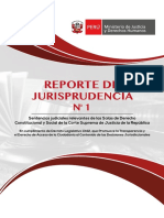 Reporte de Jurisprudencia 1. Legis.pe