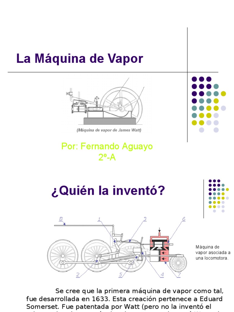 Máquina de Vapor | PDF | Máquina de vapor | James Watt
