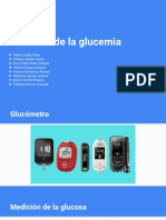 Presentación MEDICION DE GLUCEMIA EN LA SANGRE