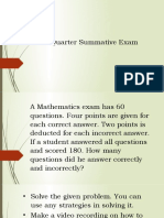 Math6 Summative Exam