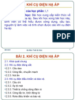 Bài 2-Khí cụ điện hạ áp