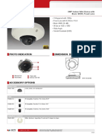 Photo Indication Dimension Diagram: 3MP Indoor Mini Dome With Basic WDR, Fixed Lens