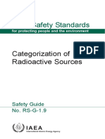 Categorization Oby IAEA