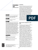 Changing HRM Practices With Firm Growth: Bernice Kotey and Alison Sheridan