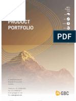 GBC Products Portofolio