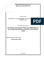 Bài 05. S D NG Acunetix Web Vulnerability Scanner Dò Quét L H NG NG D NG Web