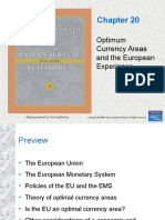 Optimum Currency Areas and The European Experience: Slides Prepared by Thomas Bishop