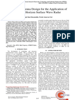 Low Cost Antenna Design For The Application of Over The Horizon Surface Wave Radar