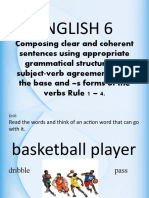 English 6-Subject Verb Agreement