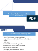 Life of Holy Prophet at Macca