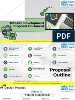 Website Development Proposal Document Power Point Presentation