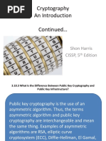 Cryptography An Introduction Continued : Shon Harris Cissp, 5 Edition