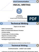 Technical Writing - SP
