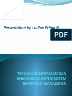 Teknologi Informasi Dan Komunikasi Untuk Sistem Informasi