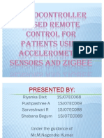 Microcontroller Based Remote Control For Patients Using Accelerometer