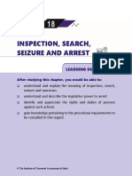Inspection, Search, Seizure and Arrest: Learning Outcomes