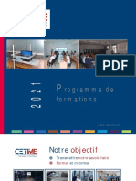 Programme de Formation 2021 Du CETIME Version Juin 2021-TBs.14.06.2021-Txt-8131Ko