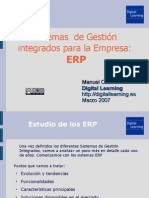 Sistemas de Gestión Integrados para La Empresa: ERP