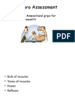 Neuro Assessment: Motor Exam