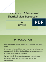 The E-Bomb - A Weapon of Electrical Mass Destruction: by Santosh
