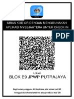 My Sejahtera Blok - E9 - JPWP - Putrajaya