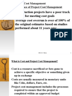 CE 424 - Project Cost Management