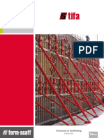 Product Catalogue: Vertical Formwork