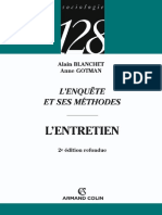 Alain Blanchet_ Anne Gotman - L'enquête et ses méthodes _ l'entretien-Armand Colin (2007)