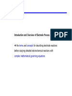 Introduction and Overview of Electrode Process