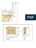 Detail Case Joinery: No. Item Dimensions T W L Wood