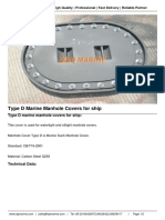 Type D Marine Manhole Covers For Ship: Safety - High Quality - Professional - Fast Delivery - Reliable Partner