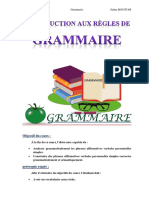 Introduction Aux Regles de Grammaire - Cours