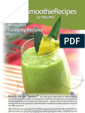 vitamix smoothie recipes pdf