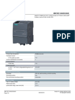 Data Sheet 6BK1621-0AA00-0AA0: General Information