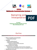 Sampling and Interpolation: Yao Wang Polytechnic University, Brooklyn, NY11201