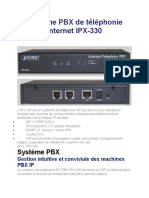 Système PBX de Téléphonie Internet IPX Petro Sante