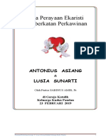 Buku Panduan Misa Pernikahan