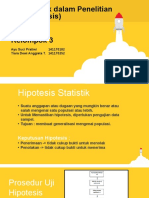 Statistika Bisnis Uji Hipotesis