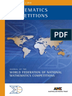 Vol 32 No 1 and 2 2019 Journal of World Federation of National Mathematics Competitions