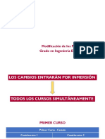 Modificacion Plan de Estudios Almadén - Grado Ingeniería Eléctrica