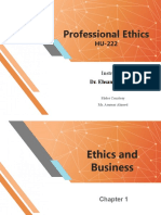 Professional Ethics: Instructor