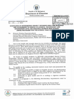 RM No. 154 S. 2021 Guidelines in Determining Grade 7 Students Who Are Qualified and Authorized To Enroll in Science Technology and Engineering